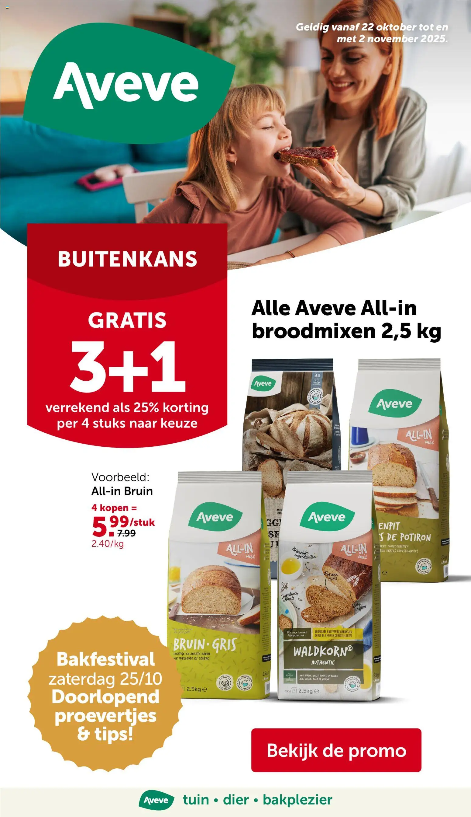 Aveve shop Folder geldig vanaf 22/10/2025 - Paginanummer 1