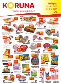 Náhľad Koruna letáku platného od 26.09.2025