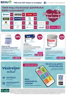 BENU Gyógyszertárak - Akciós újság BENU Gyógyszertárak megtekintése, amely érvényes 2025.12.01.-től | Oldal: 32