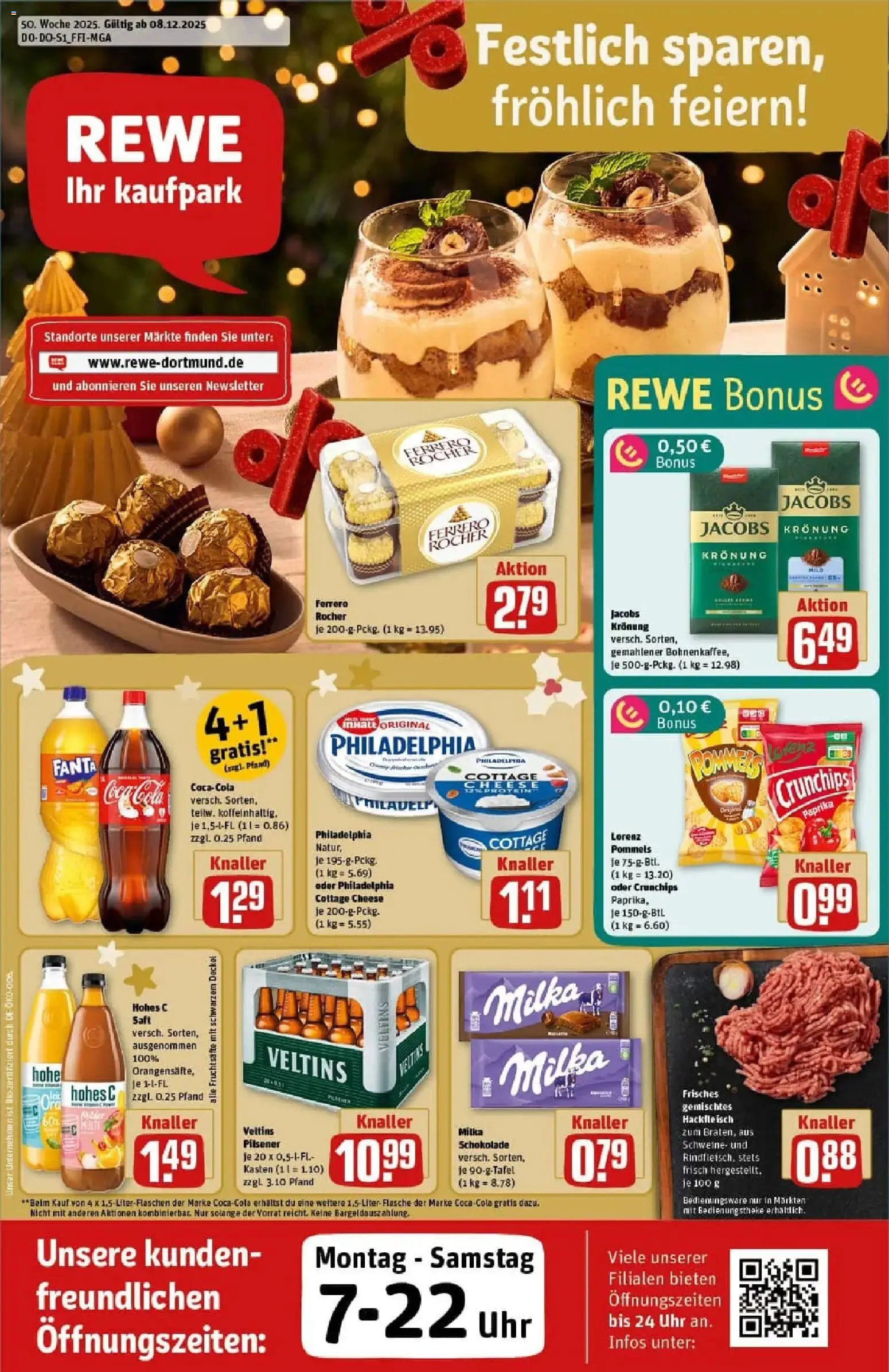 Vorschau von dem Prospekt des Geschäftes Rewe, gültig ab dem 07.12.2025