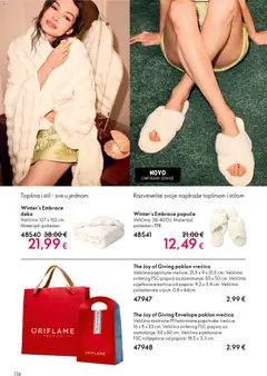 Pregled letka Katalog 15 trgovine Oriflame vrijedi od 29.10.2025 | Stranica: 136
