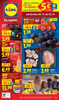 Náhľad Lidl letáku platného od 20.11.2025