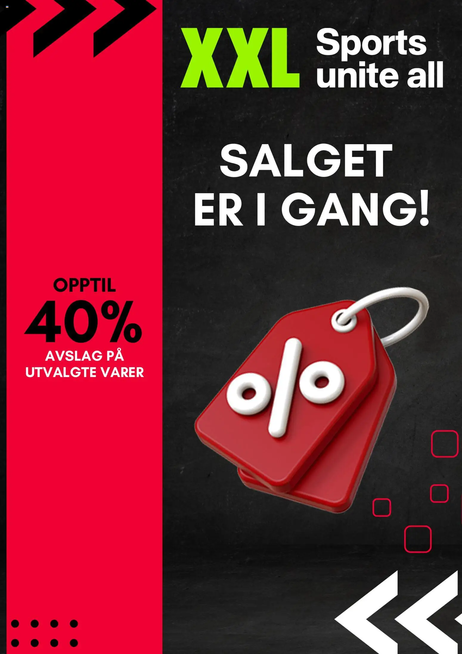 Forhåndsvis Kundeavis fra butikk XXL gyldig fra 30/12/2025