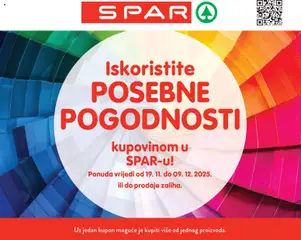 Pregled letka Posebne pogodnosti trgovine Spar vrijedi od 19.11.2025