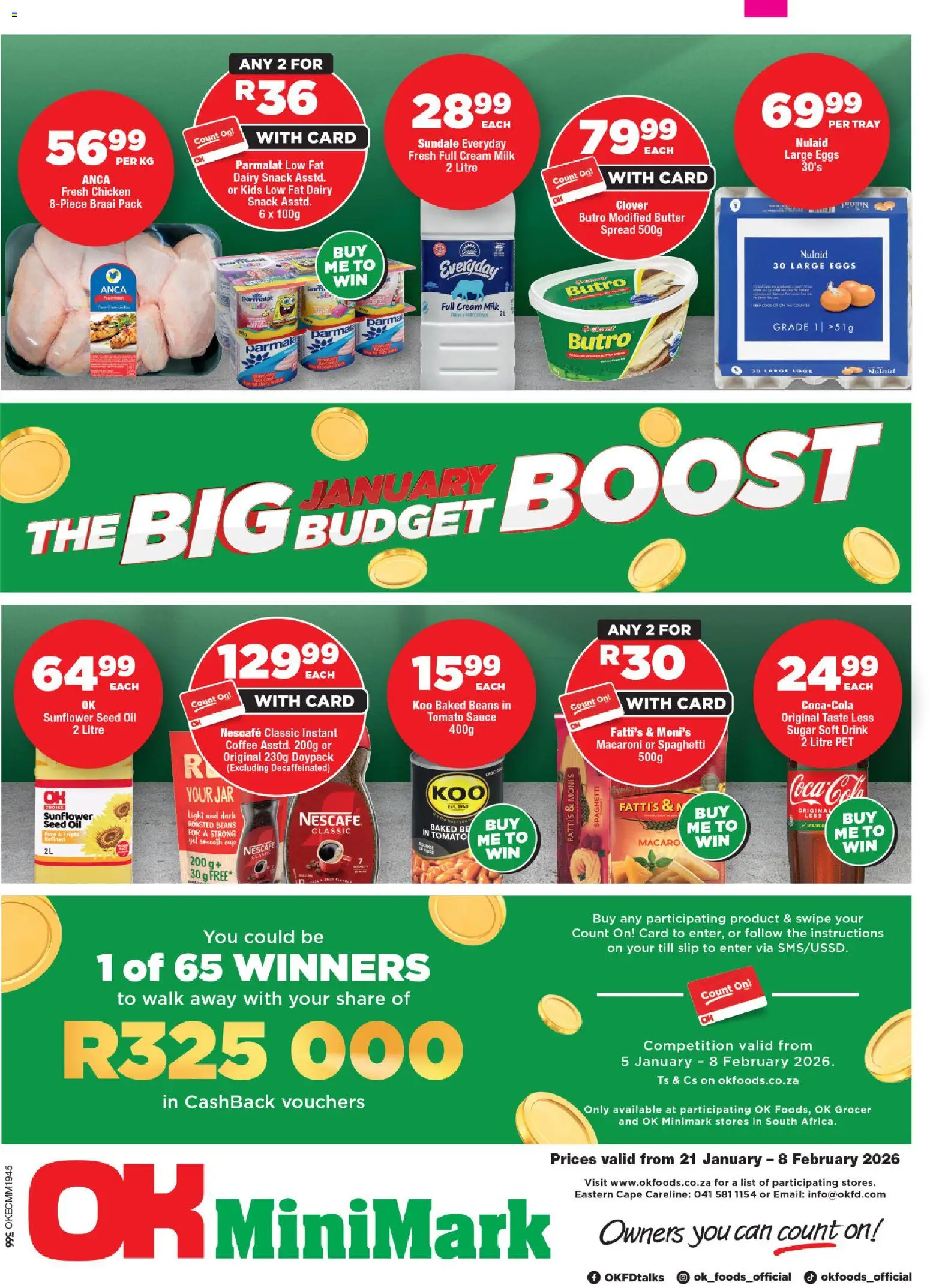 Preview of OK Foods flyer valid from 21/01/2026