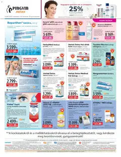 Pingvin Patika - Akciós újság Pingvin Patika megtekintése, amely érvényes 2025.11.01.-től | Oldal: 8