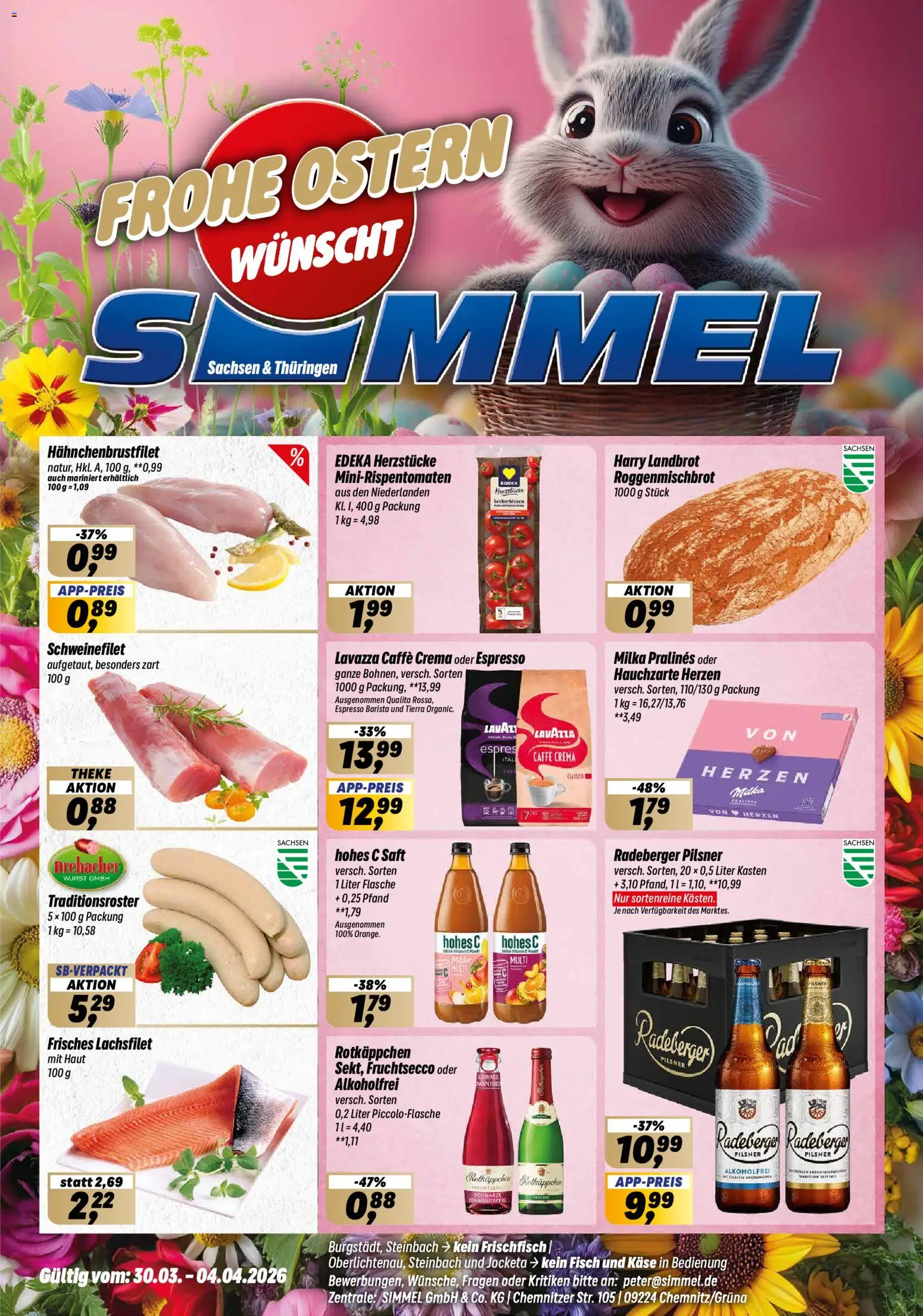 Vorschau von dem Prospekt des Geschäftes Simmel, gültig ab dem 30.03.2026