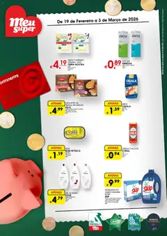 Pré-visualização do folheto da loja Meu Super válida a partir de 19/02/2026