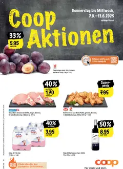 Vorschau des Merkblatts Aktionen vom Shop Coop gültig von 07.08.2025 bis 13.08.2025