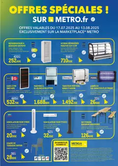 Prévisualisation de Offres Spéciales - Exclusivités Marketplace du magasin METRO formulaire valide 17/07/2025