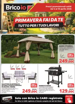 Anteprima dell'opuscolo Brico io volantino Forlì, Siena dal negozio Brico io valido da 02/04/2026