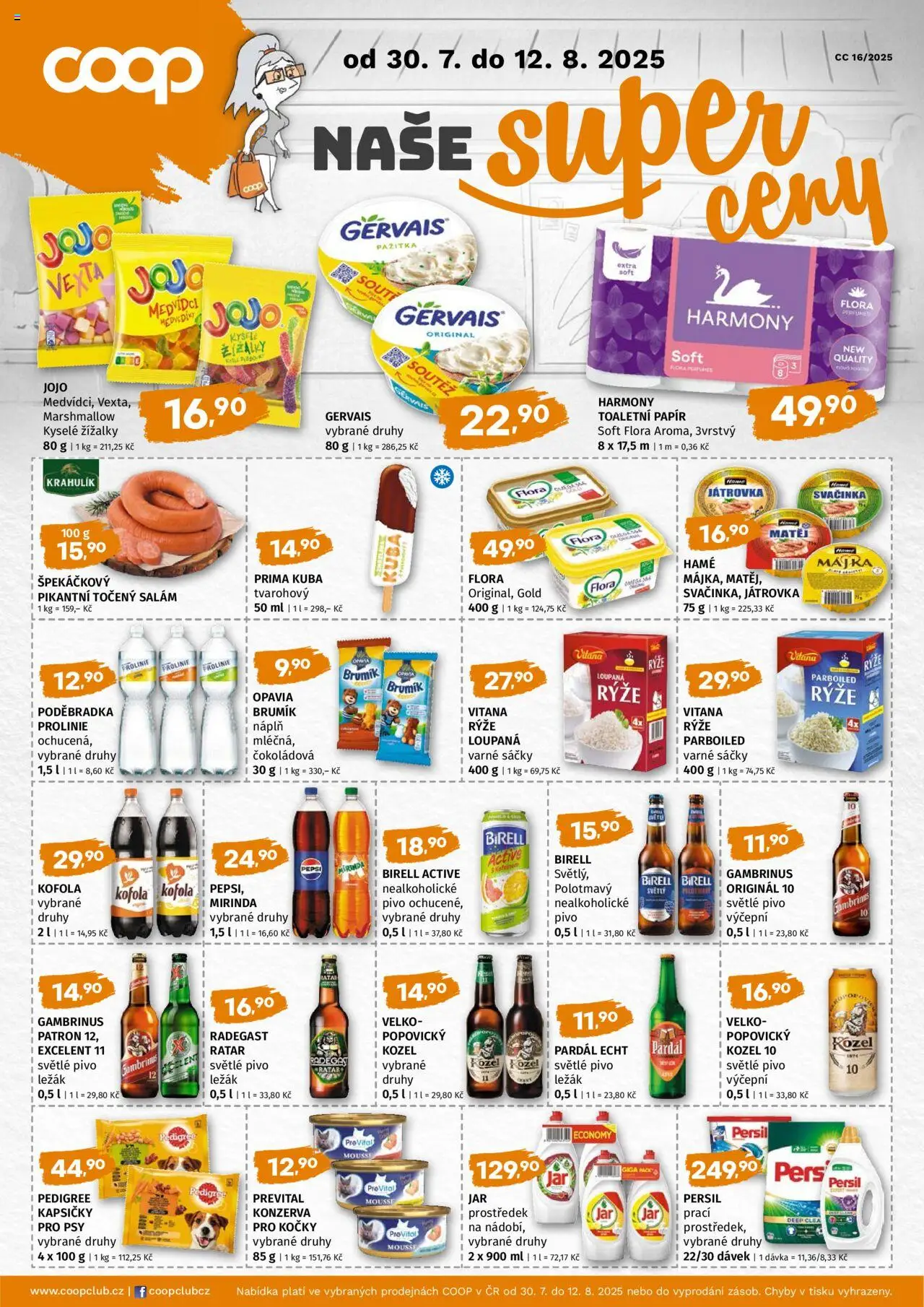  COOP Leták - Coop Super cena (30.07.2025) - Jednota leták