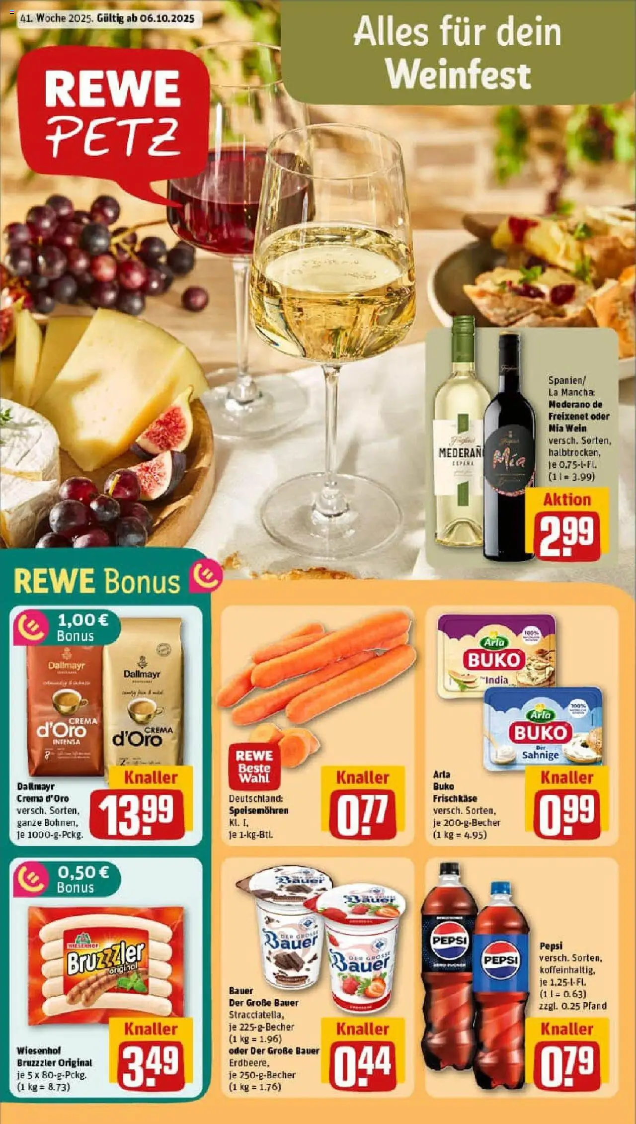 REWE Prospekt ab 06.10.2025 nächste Woche - Prospekt Pulsnitz	