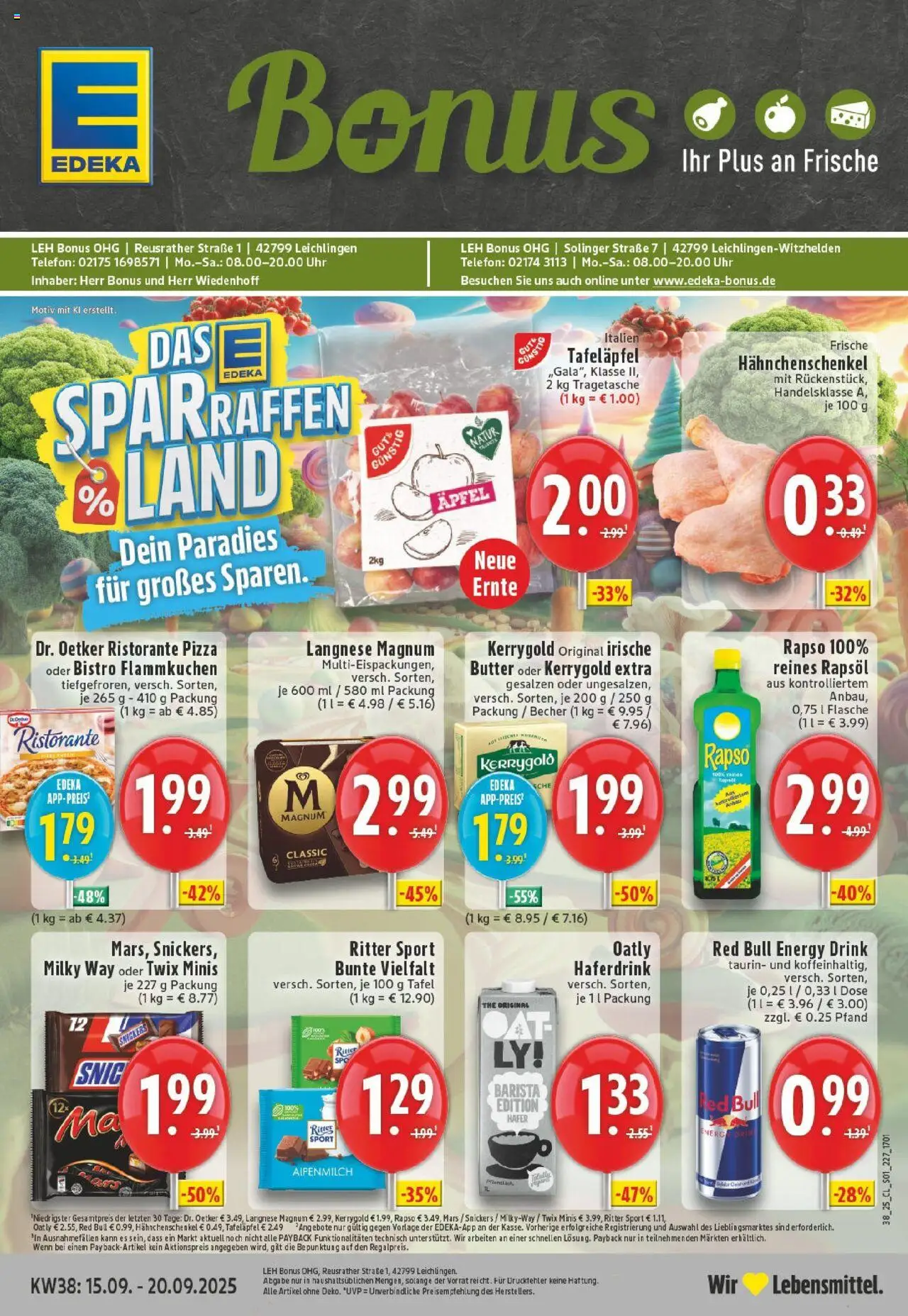 EDEKA Prospekt ab 14.09.2025 - Prospekt Leichlingen Online