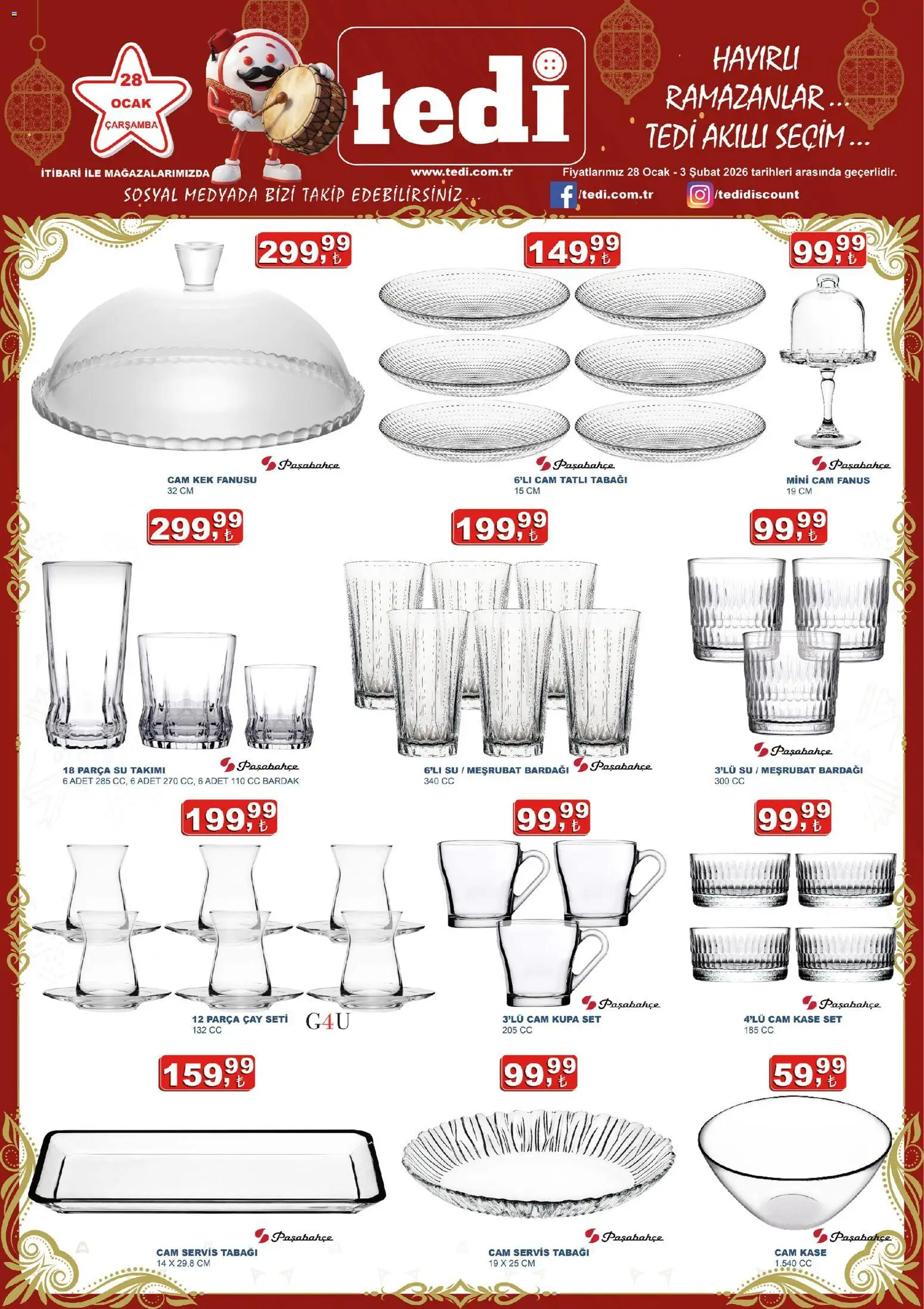 Tedi Katalog 28.01.2026 - Broşürünün önizlemesi