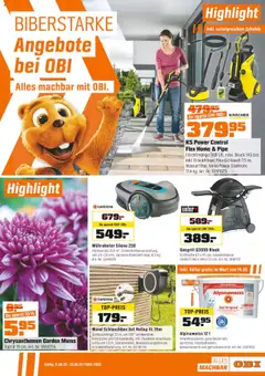 Vorschau des Merkblatts Aktionen vom Shop OBI gültig von 11.08.2025 bis 23.08.2025