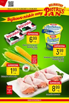 Pogląd gazetki "Gazetka" ze sklepu Piotruś Pan ważnej od 14.08.2025