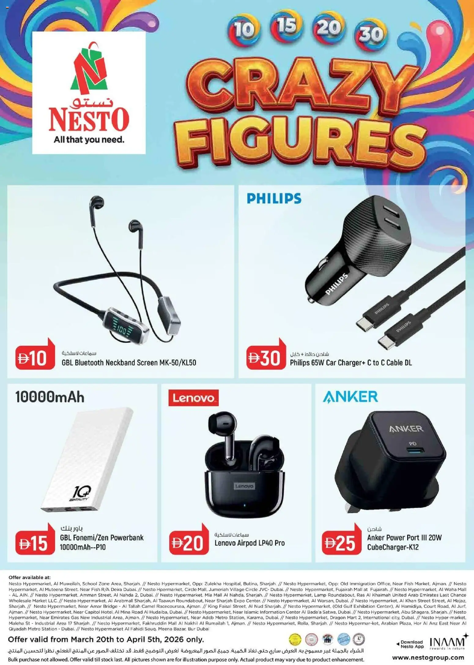 Preview of the catalogue Nesto catalogue - crazy figures of store Nesto valid from 20 Mar, 2026