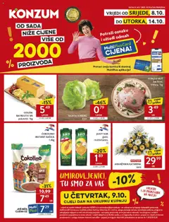 Pregled letka Katalog trgovine Konzum vrijedi od 08.10.2025