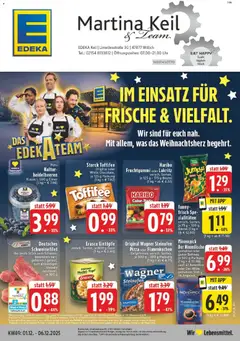 Vorschau von dem Prospekt des Geschäftes Edeka, gültig ab dem 01.12.2025