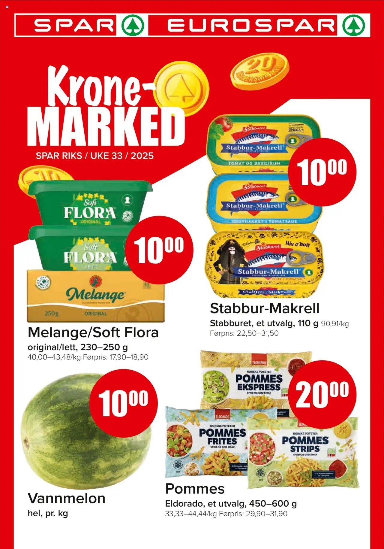 Kundeavis Spar gyldig fra 11/08/2025 - Sidenummer 1