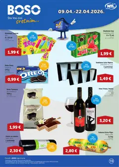 Pregled letka Boso Katalog trgovine Boso vrijedi od 09.04.2026