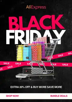 Förhandsgranska reklamblad Black Friday från butik Aliexpress gäller från 20/11/2025