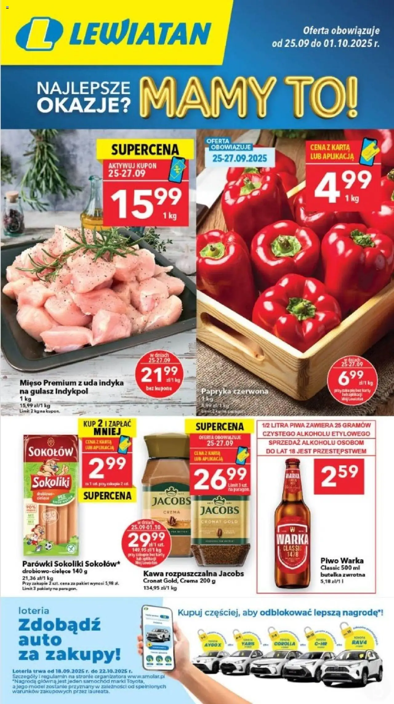 Lewiatan gazetka od 25.09.2025 - Promocje "Szczecin" - Numer strony 1