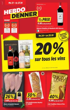 Vorschau des Merkblatts Aktionen FR vom Shop Denner gültig von 21.10.2025 bis 27.10.2025