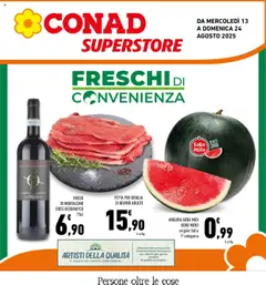 Anteprima dell'opuscolo Volantino Superstore Lazio dal negozio Conad valido da 13/08/2025