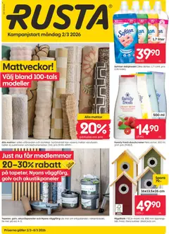 Förhandsgranska reklamblad Rusta erbjudanden från butik Rusta gäller från 02/03/2026