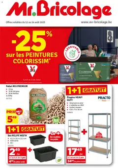 Voorbeeld van Folder / Publicité van winkel Mr Bricolage geldig vanaf 12/08/2025