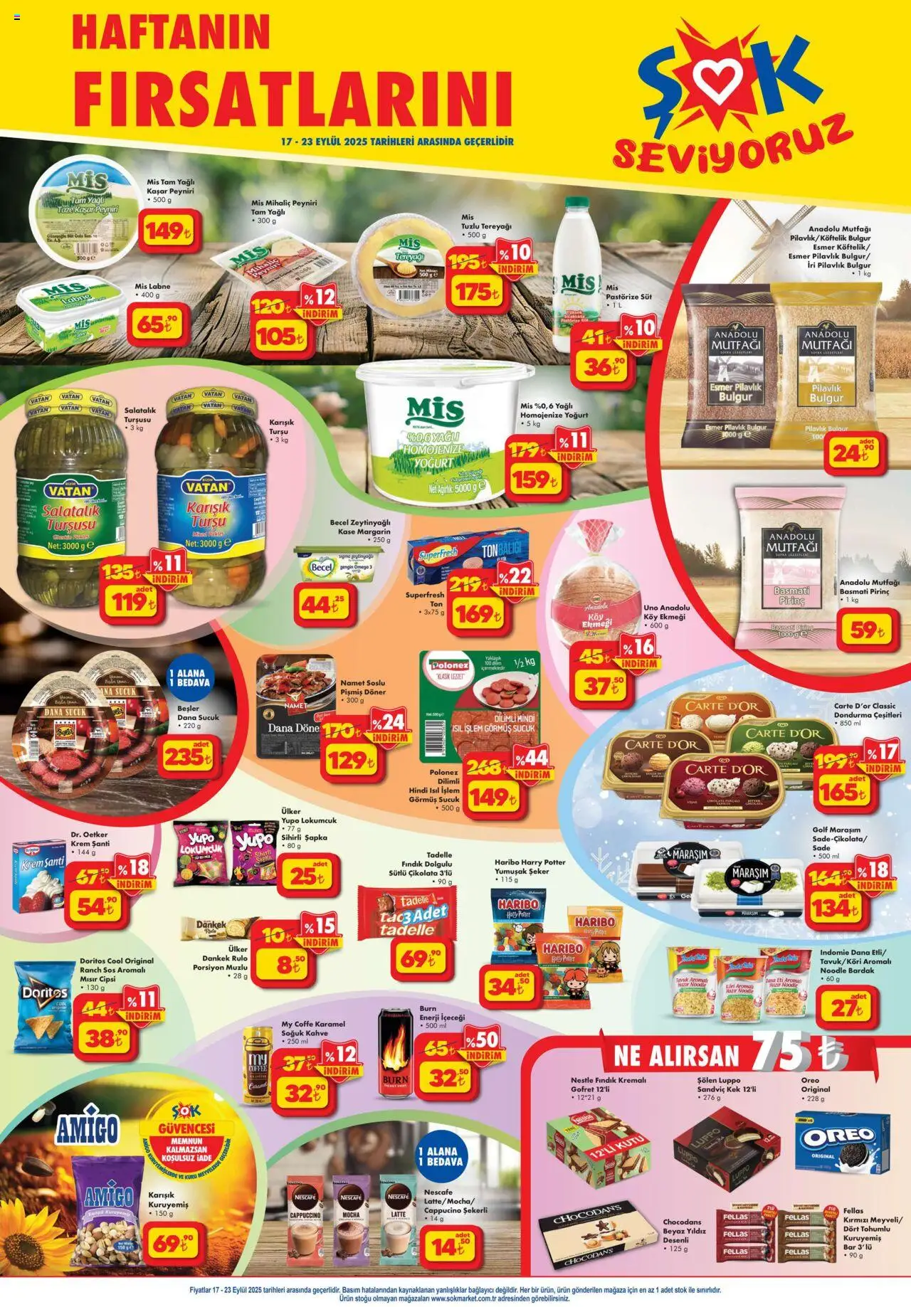Şok Market katalog 17 Eylül 2025 - Aktüel ürünler - Sayfa numarası 1