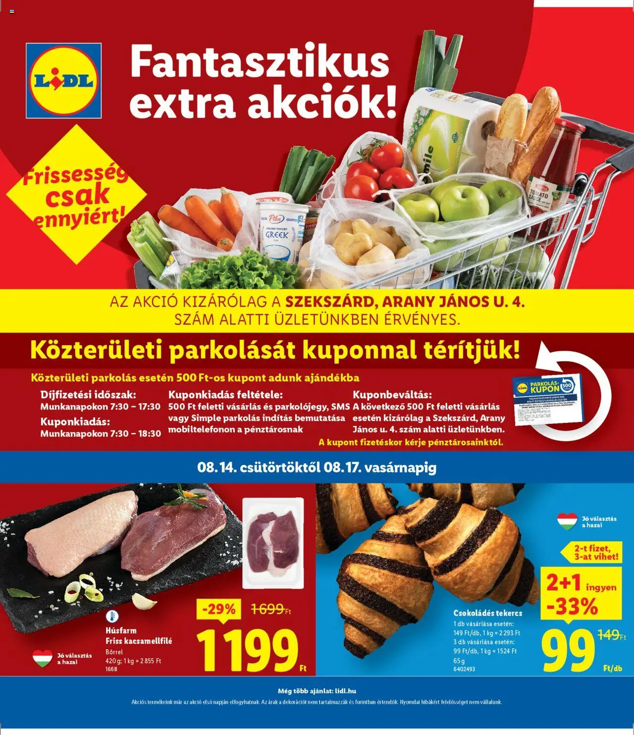 Lidl aktuális szórólap, érvényes 2025.08.14.-től - 1 oldal