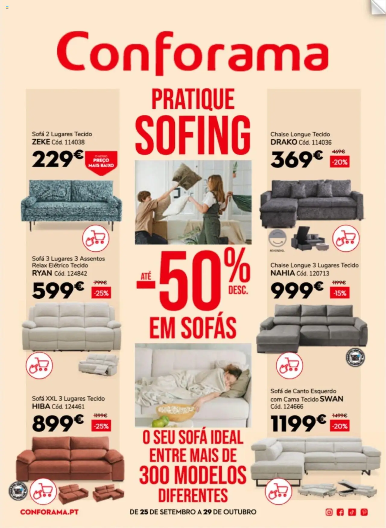 Conforama Folheto de 25/09/2025 - catálogo esta semana - página 1