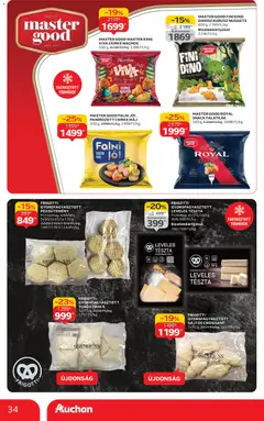 Auchan - Akciós újság Auchan megtekintése, amely érvényes 2025.12.04.-től | Oldal: 34