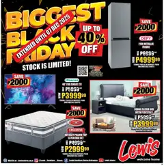 Preview of Lewis Stores flyer valid from 01/12/2025