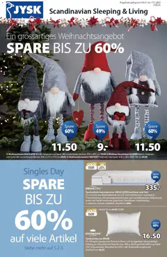 Vorschau des Merkblatts Aktionen vom Shop JYSK gültig von 04.11.2025 bis 17.11.2025