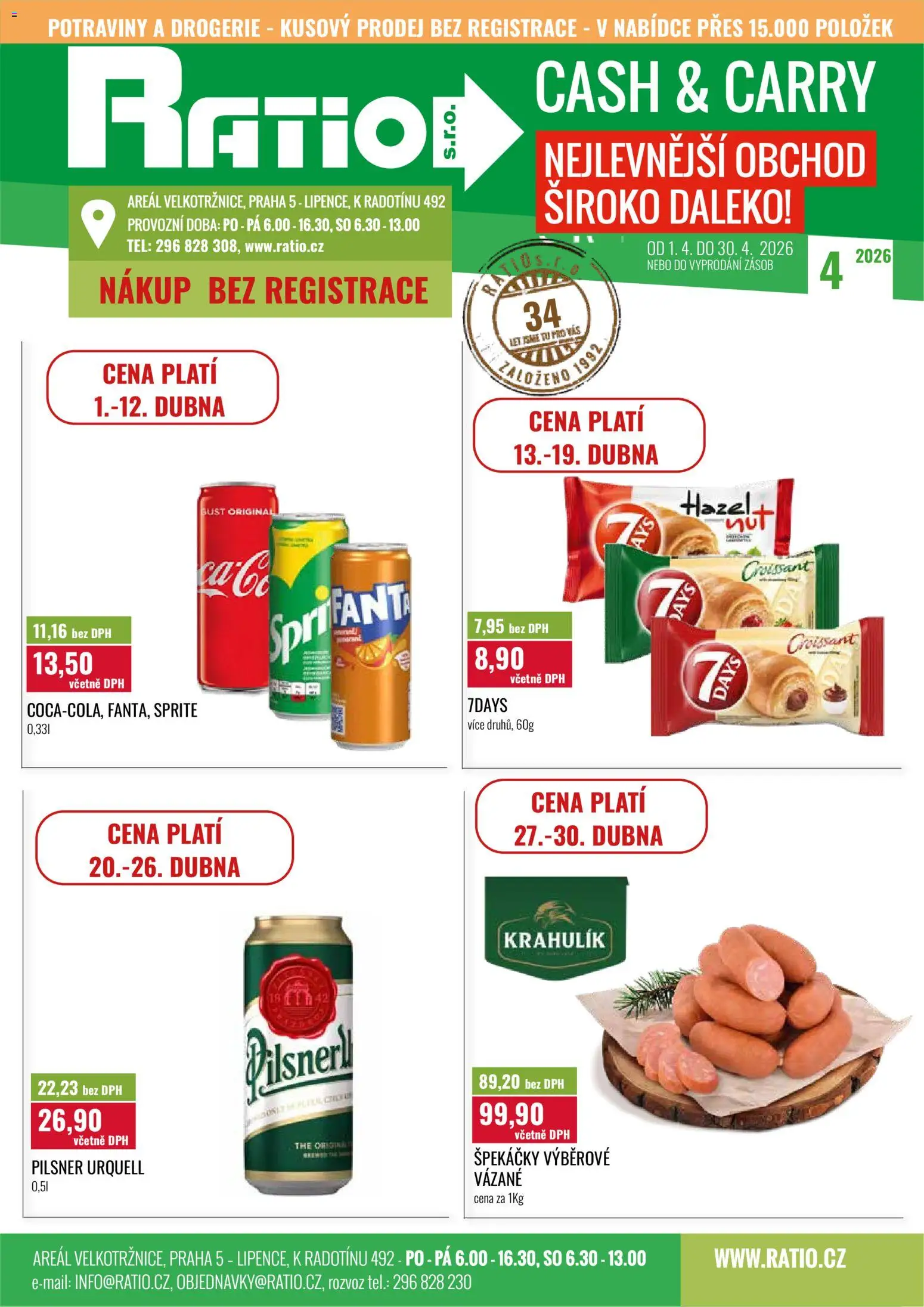 Náhled nabídky: Ratio Ratio leták platný od 01.04.2026