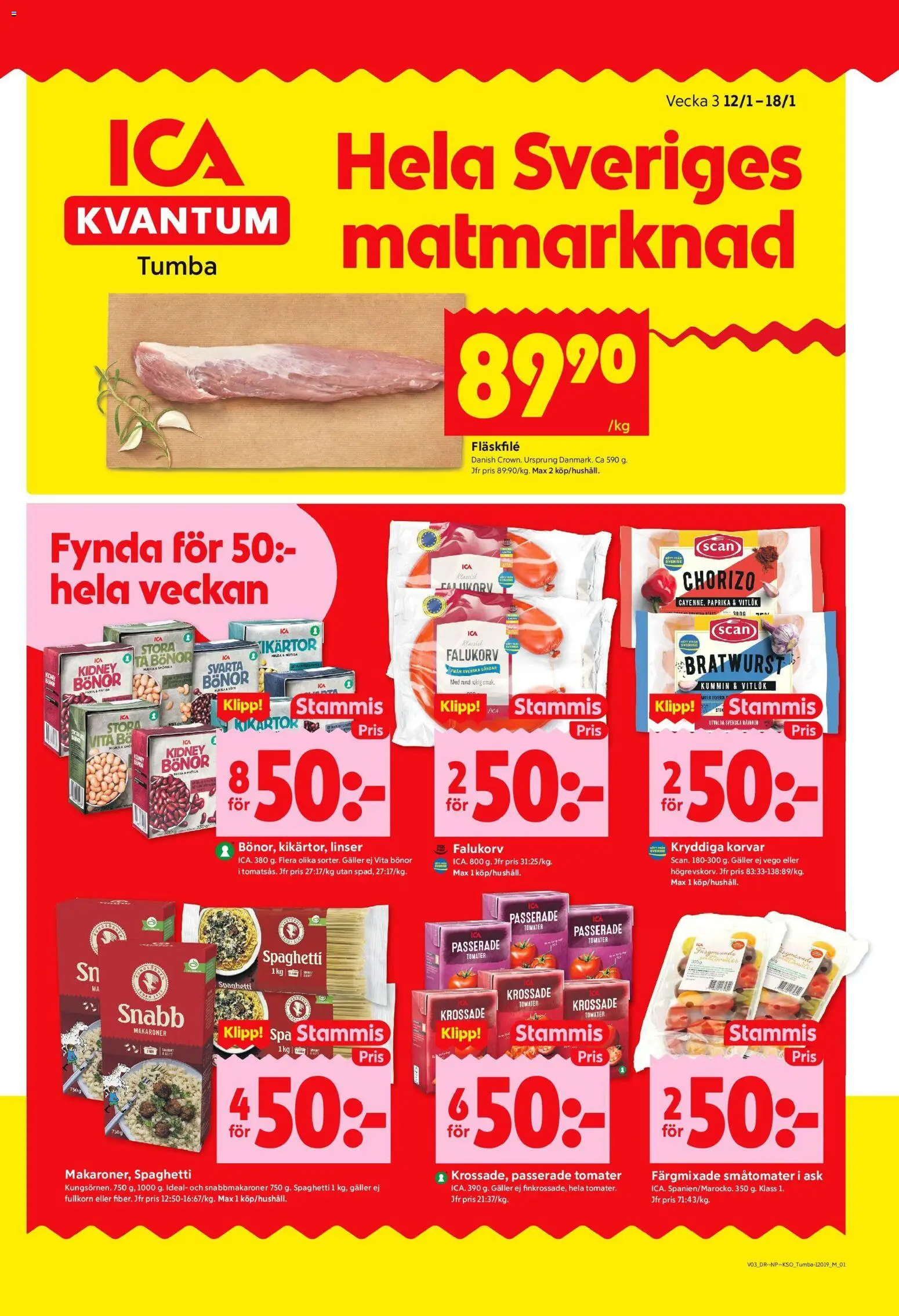 Förhandsgranska reklamblad Tumba från butik ICA Kvantum gäller från 12/01/2026