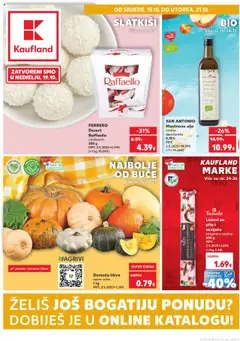 Pregled letka Rijeka Zamet trgovine Kaufland vrijedi od 15.10.2025