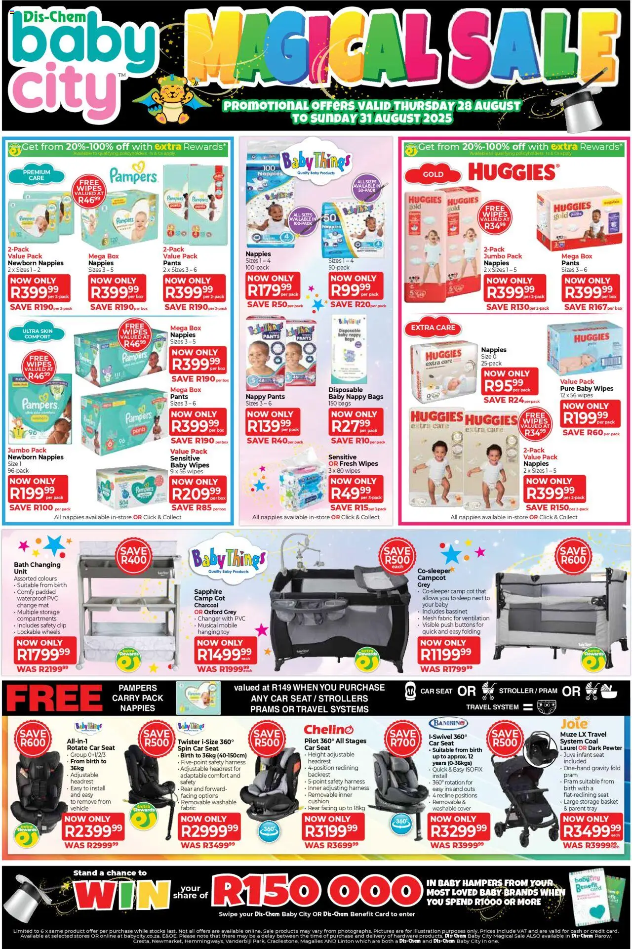 Baby City Magical Sale from 28/08 - 31/08/2025 > Promotions