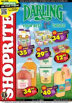 Preview of Shoprite flyer valid from 15/09/2025