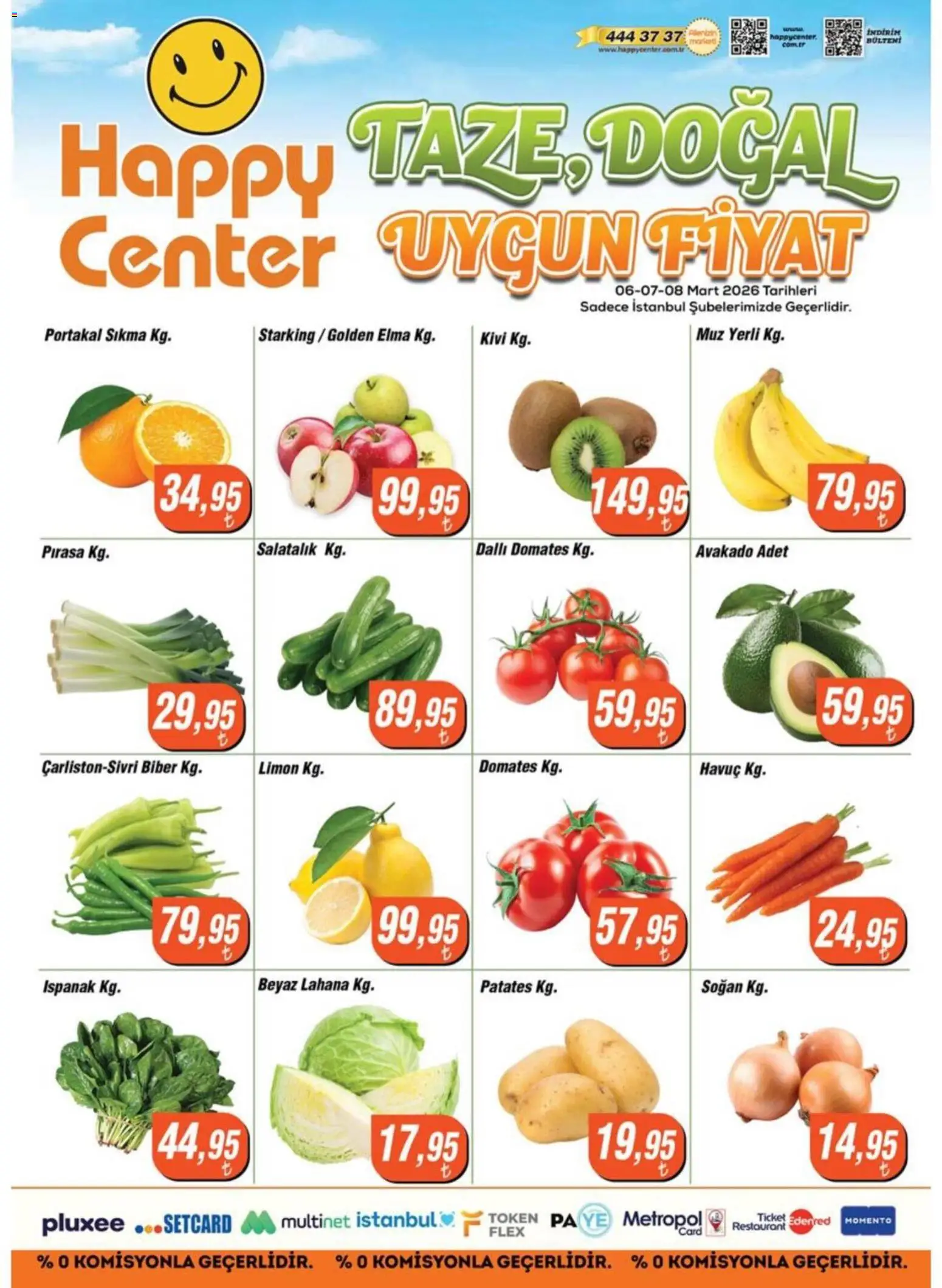 Happy Center Happy Center - Manav 06.03.2026 - Broşürünün önizlemesi