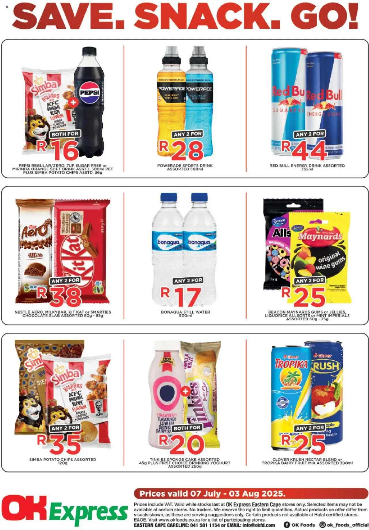 OK Foods Eastern Cape - OK Express from 04/08 - 31/08/2025 > Promotions