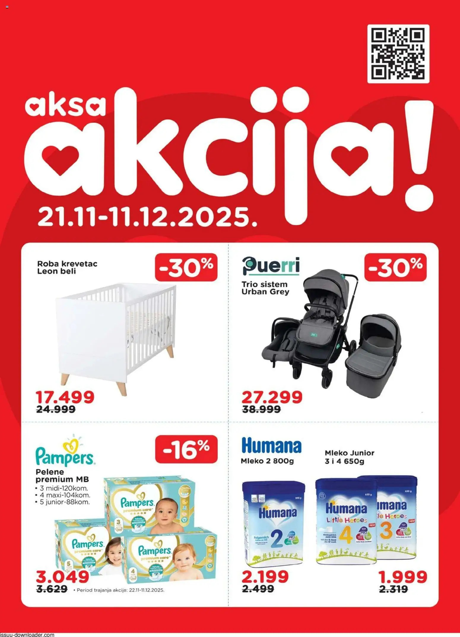 Pregled Aksa kataloga - važi od 21.11.2025