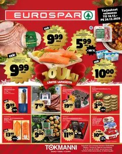 Kaupan Tokmanni EUROSPAR esikatselu, voimassa 18/12/2025