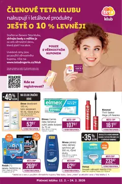 Náhled nabídky: TETA Drogerie Leták - Klub platný od 12.02.2026