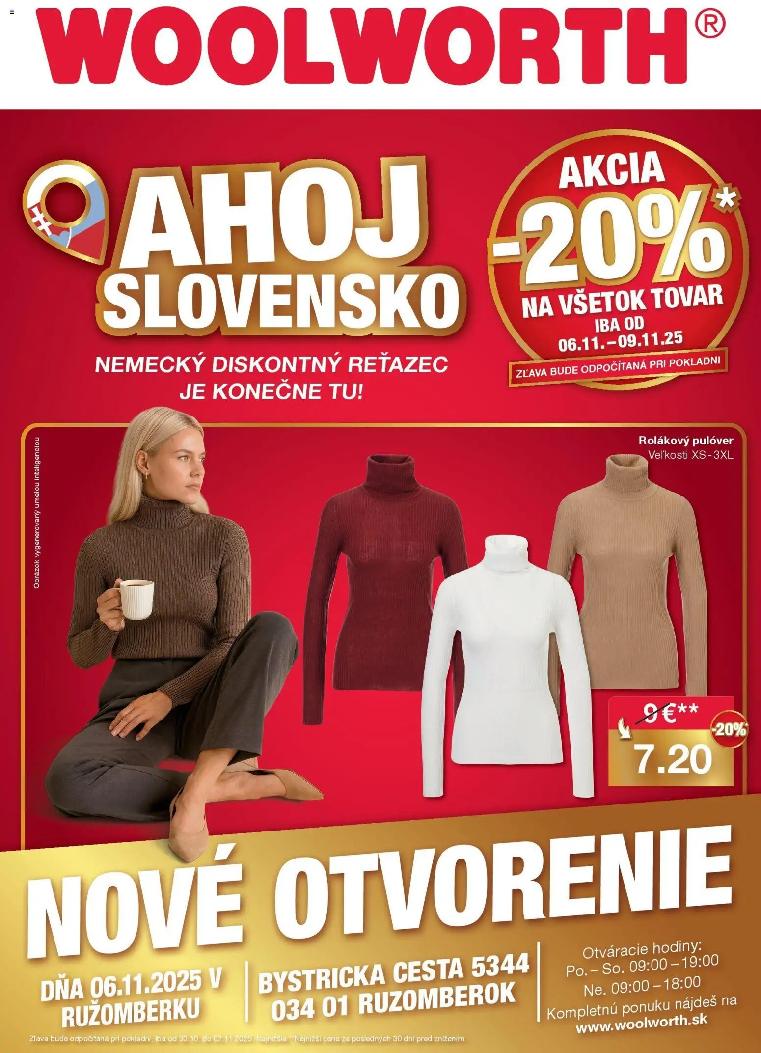 Náhľad Woolworth letáku platného od 30.10.2025
