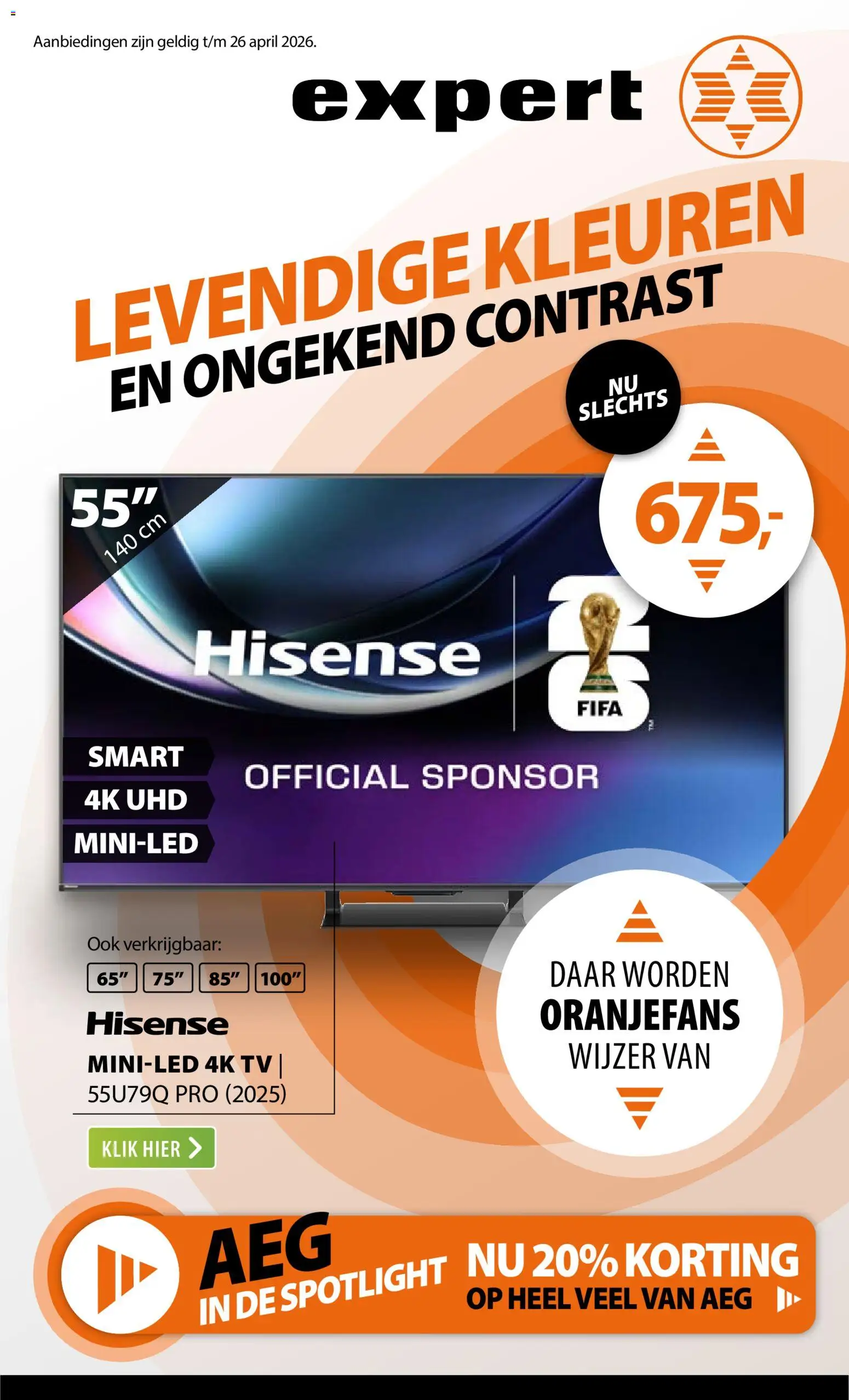 Voorbeeld van Expert folder van winkel Expert geldig vanaf 20-04-2026